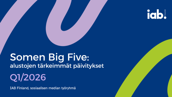 Somen Big Five: alustojen tärkeimmät päivitykset Q1/2026 -koosteen kansikuva