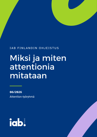 IAB Finlandin Attention-ohjeistuksen kansikuva