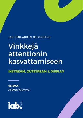 IAB Finlandin Attention-ohjeistuksen kansikuva